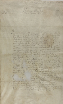List Adama Pocieja metropolity kijowskiego do krola Zygmunta III, Włodzimierz 16.12.1603