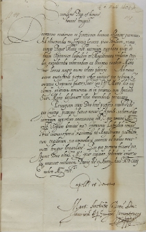 List Martinusa arcybiskupa do króla Zygmunta III, 06.03.1604