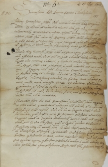 List miast spiskich do kr&oacute;la Zygmunta III, Waralia 17.11.1604