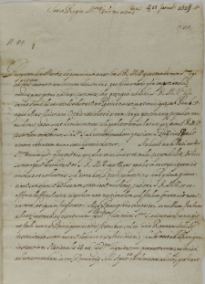 List kardynała Cosimo de Torresa do króla Zygmunta III, Rzym 28.01.1629