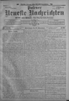 Posener Neueste Nachrichten 1909.11.20 Nr3185