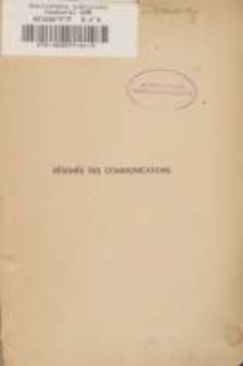 Résumés des communications présentées au Congrès Varsovie 1933. T.1