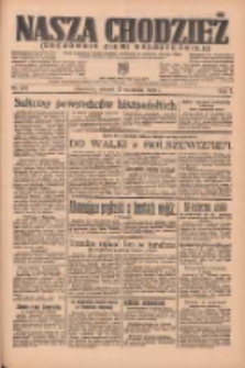 Nasza Chodzież: organ poświęcony obronie interes&oacute;w narodowych na zachodnich ziemiach Polski 1936.09.15 R.7 Nr214