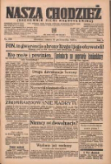 Nasza Chodzież: organ poświęcony obronie interesów narodowych na zachodnich ziemiach Polski 1936.10.10 R.7 Nr236