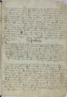 Fragment formularza z kopiami dokumentów dotyczących spraw polskich z lat 1343-1432