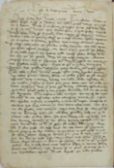 Poggi florentini. Epistola de condempnacione Jeronimi Heretici [ad Leonardum Aretinum]