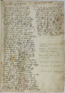 Wiersze łacińskie treści lekarskiej o zarazie z 1395 r.