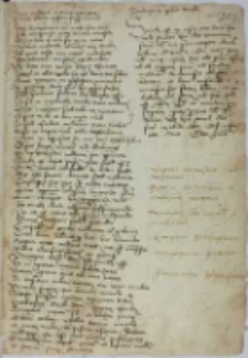 Wiersze łacińskie treści lekarskiej o zarazie z 1395 r.