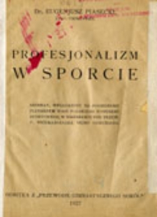 Profesjonalizm w sporcie