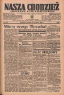 Nasza Chodzież: organ poświęcony obronie interesów narodowych na zachodnich ziemiach Polski 1936.11.12 R.7 Nr264
