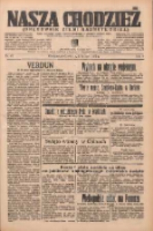 Nasza Chodzież: organ poświęcony obronie interes&oacute;w narodowych na zachodnich ziemiach Polski 1937.02.21 R.8 Nr42