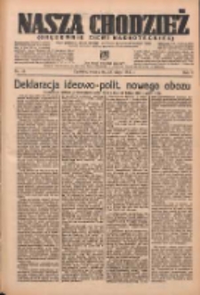 Nasza Chodzież: organ poświęcony obronie interesów narodowych na zachodnich ziemiach Polski 1937.02.23 R.8 Nr43