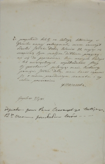 List Florentyny Czarneckiej do Celestyny Działyńskiej, Gogolewo 25.05.1845