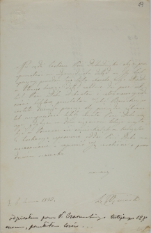 List do Celestyny Działyńskiej, 06.06.1845