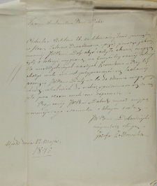 List Józefy Żółtowskiej do Celestyny Działyńskiej, Ujazd 27.05.1845