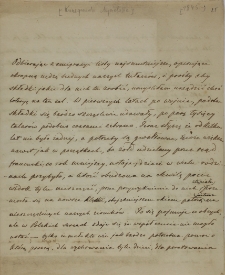 List Celestyny Działyńskiej do Kunegundy Mycielskiej, Poznań 21.05.1845