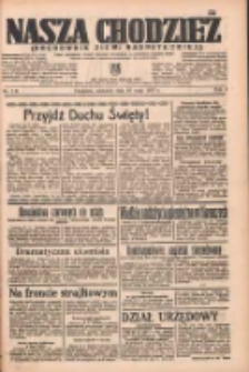 Nasza Chodzież: organ poświęcony obronie interes&oacute;w narodowych na zachodnich ziemiach Polski 1937.05.16 R.8 Nr111