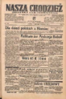 Nasza Chodzież: organ poświęcony obronie interesów narodowych na zachodnich ziemiach Polski 1938.06.14 R.9 Nr134