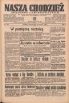 Nasza Chodzież: organ poświęcony obronie interes&oacute;w narodowych na zachodnich ziemiach Polski 1938.08.14 R.9 Nr185