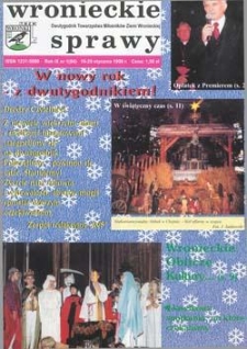 Wronieckie Sprawy 1998.01.16-29 R.9 Nr1(84)