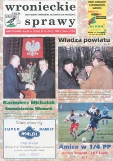 Wronieckie Sprawy 1998.11.12-26 R.9 Nr21(104)