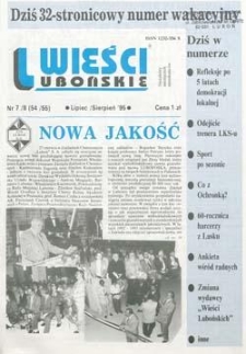 Wieści Lubońskie 1995.07-08 Nr7/8(54/55)