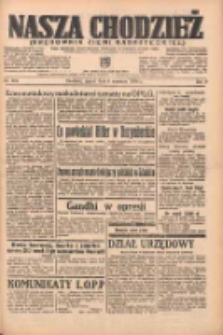 Nasza Chodzież: organ poświęcony obronie interes&oacute;w narodowych na zachodnich ziemiach Polski 1938.09.09 R.9 Nr206