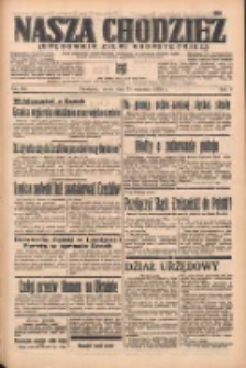 Nasza Chodzież: organ poświęcony obronie interes&oacute;w narodowych na zachodnich ziemiach Polski 1938.09.21 R.9 Nr216