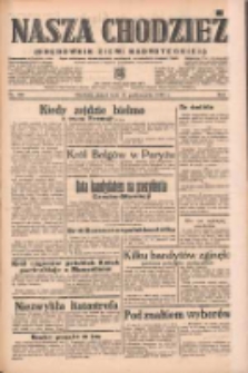 Nasza Chodzież: organ poświęcony obronie interesów narodowych na zachodnich ziemiach Polski 1938.10.14 R.9 Nr236