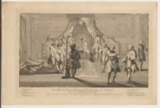 Assembl&eacute;e de Francs-Ma&ccedil;ons pour la Reception des Maitres: Entr&eacute;e du Recipiendaire dans la Loge