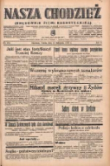 Nasza Chodzież: organ poświęcony obronie interesów narodowych na zachodnich ziemiach Polski 1938.11.15 R.9 Nr261