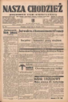 Nasza Chodzież: organ poświęcony obronie interes&oacute;w narodowych na zachodnich ziemiach Polski 1938.11.19 R.9 Nr265
