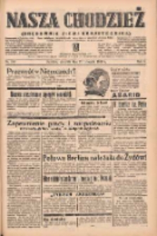 Nasza Chodzież: organ poświęcony obronie interesów narodowych na zachodnich ziemiach Polski 1938.11.20 R.9 Nr266
