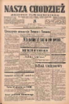 Nasza Chodzież: organ poświęcony obronie interes&oacute;w narodowych na zachodnich ziemiach Polski 1938.11.30 R.9 Nr274