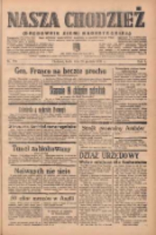 Nasza Chodzież: organ poświęcony obronie interesów narodowych na zachodnich ziemiach Polski 1938.12.28 R.9 Nr296
