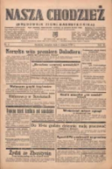 Nasza Chodzież: organ poświęcony obronie interesów narodowych na zachodnich ziemiach Polski 1939.01.05 R.10 Nr4