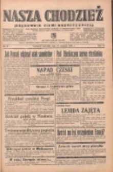 Nasza Chodzież: organ poświęcony obronie interesów narodowych na zachodnich ziemiach Polski 1939.01.12 R.10 Nr9