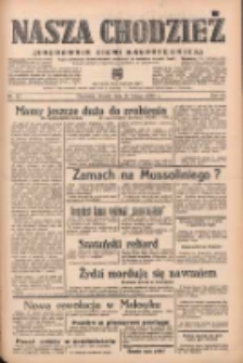 Nasza Chodzież: organ poświęcony obronie interes&oacute;w narodowych na zachodnich ziemiach Polski 1939.02.21 R.10 Nr42