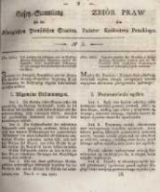 Gesetz-Sammlung f&uuml;r die K&ouml;niglichen Preussischen Staaten. 1834 No3