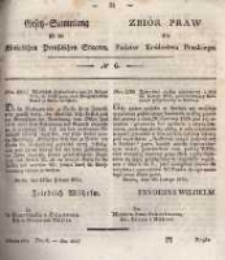 Gesetz-Sammlung f&uuml;r die K&ouml;niglichen Preussischen Staaten. 1834 No6