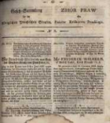 Gesetz-Sammlung f&uuml;r die K&ouml;niglichen Preussischen Staaten. 1834 No8