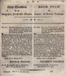 Gesetz-Sammlung f&uuml;r die K&ouml;niglichen Preussischen Staaten. 1834 No9