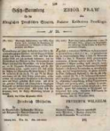 Gesetz-Sammlung für die Königlichen Preussischen Staaten. 1834 No21