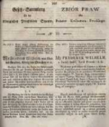 Gesetz-Sammlung f&uuml;r die K&ouml;niglichen Preussischen Staaten. 1834 No22