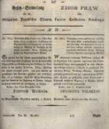 Gesetz-Sammlung f&uuml;r die K&ouml;niglichen Preussischen Staaten. 1834 No23