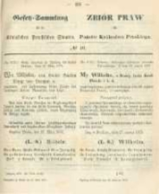 Gesetz-Sammlung f&uuml;r die K&ouml;niglichen Preussischen Staaten. 1873.04.25 No10