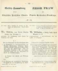 Gesetz-Sammlung für die Königlichen Preussischen Staaten. 1873.05.10 No13
