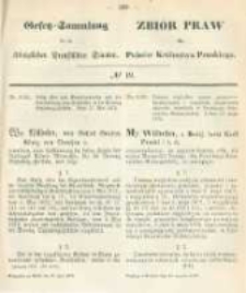 Gesetz-Sammlung f&uuml;r die K&ouml;niglichen Preussischen Staaten. 1873.06.16 No19