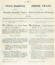 Gesetz-Sammlung f&uuml;r die K&ouml;niglichen Preussischen Staaten. 1873.06.27 No24