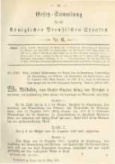 Gesetz-Sammlung für die Königlichen Preussischen Staaten. 1881.03.12 No6